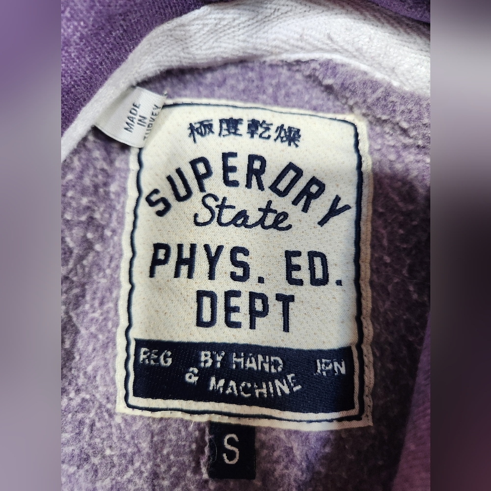 Superdry Hoodie Mens Size Small purple - Picture 2 of 3